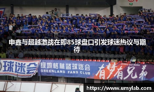 申鑫与超越激战在即85球盘口引发球迷热议与期待
